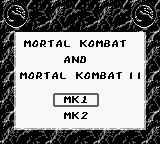Mortal Kombat I & II (Japan) In game screenshot